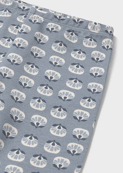 Mayoral Girls Blue Printed Legging Set 2082 2737