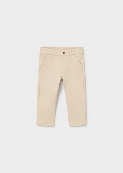 PRE ORDER Mayoral Baby Boys Cream Basic Trousers 521