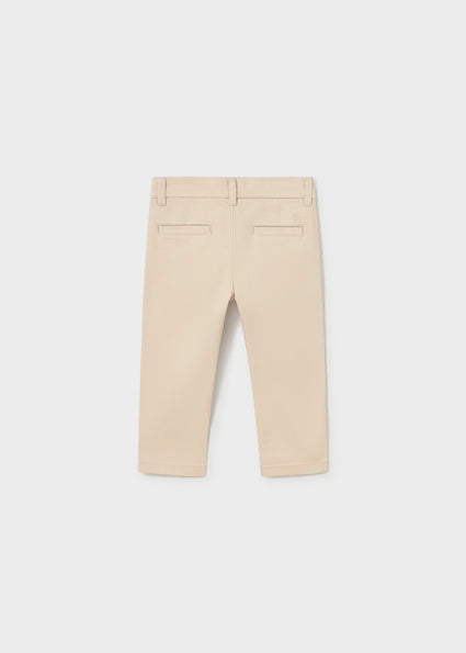 PRE ORDER Mayoral Baby Boys Cream Basic Trousers 521
