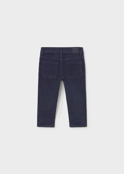 Mayoral Baby Boys Navy Corduroy Trousers 542
