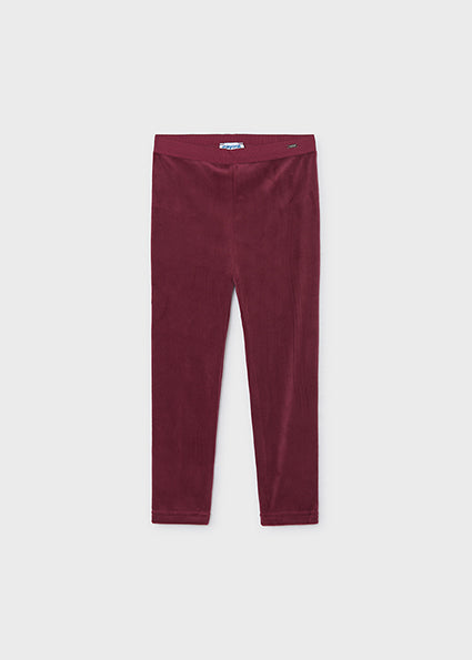 Mayoral Girls Raspberry Velvet Legging Set 4035 712