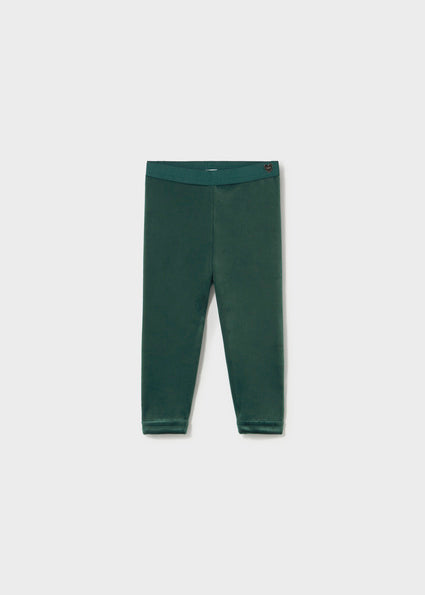 Mayoral Baby Girls Green Velvet Legging Set 2089 727