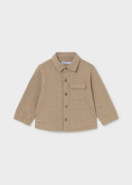 Mayoral Baby Boys Truffle Knit Overshirt 2106