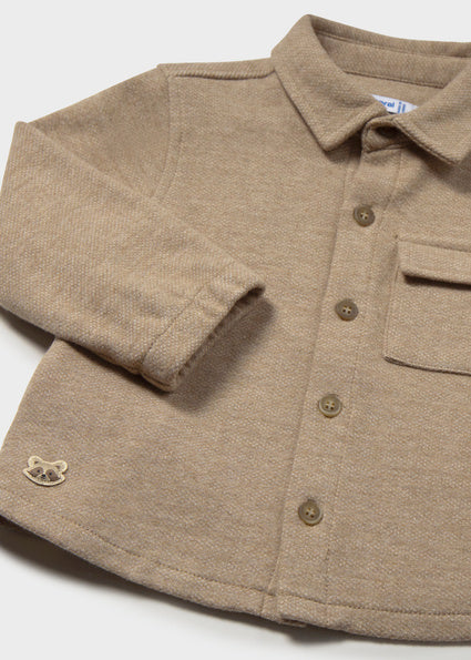Mayoral Baby Boys Truffle Knit Overshirt 2106