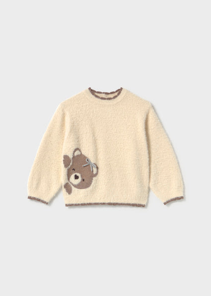 Mayoral Baby Girls Cream Teddy Knit Legging Set 2383 2779