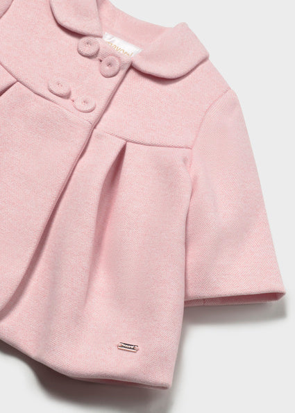 Mayoral Baby Girl Pink Coat 2407