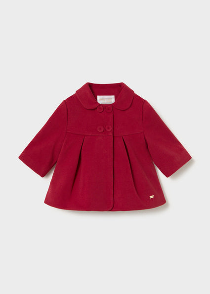 Mayoral Baby Girl Red Coat 2407