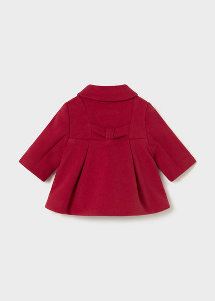 Mayoral Baby Girl Red Coat 2407