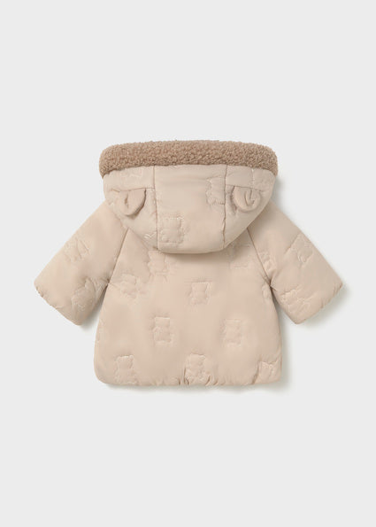 PRE ORDER Mayoral Baby Beige Teddy Reversible Coat 2413