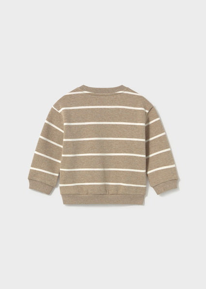 Mayoral Baby Boys Truffle Stripe Tracksuit 2416 2538