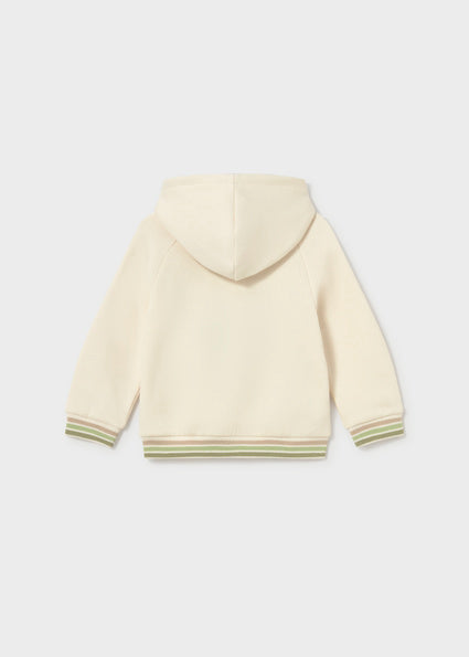 Mayoral Baby Boys Cream Hooded Dino Jumper 2417