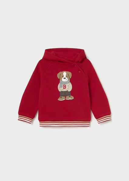 PRE ORDER Mayoral Baby Boys Red Hooded Jumper 2417