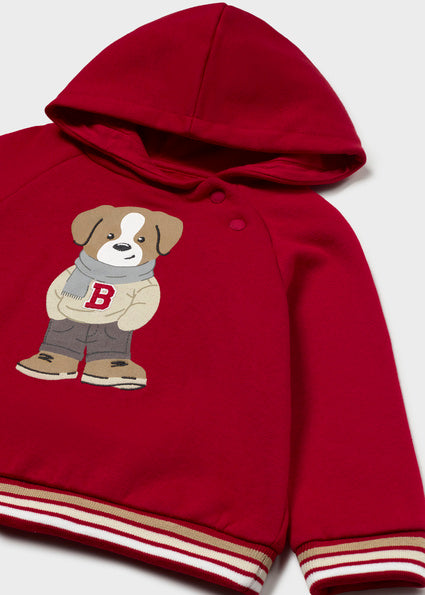 PRE ORDER Mayoral Baby Boys Red Hooded Jumper 2417