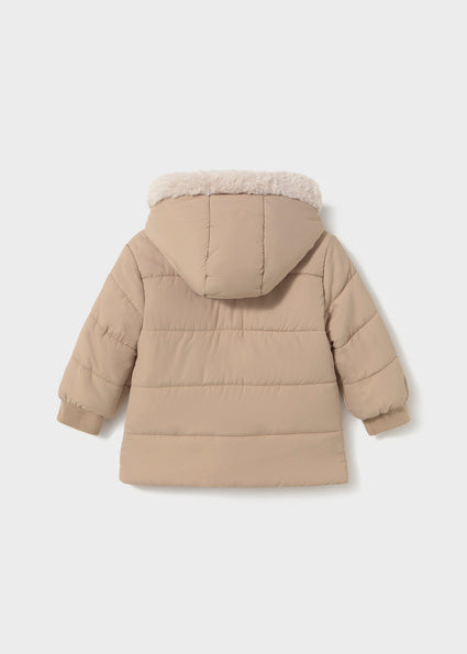 PRE ORDER Mayoral Baby Boys Brown Faux Fur Jacket 2423