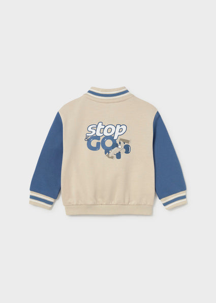 PRE ORDER Mayoral Baby Boys Beige Contrast Bomber 2427