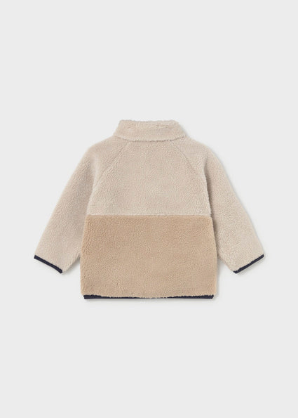 PRE ORDER Mayoral Baby Boys Beige Borg Fleece 2429