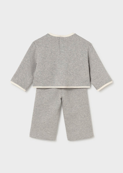 PRE ORDER Mayoral Baby Girls Grey Flared Tracksuit 2558