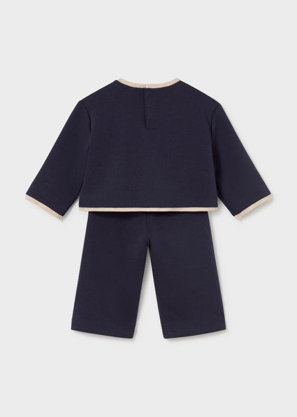 Mayoral Baby Girls Navy Flared Tracksuit 2558