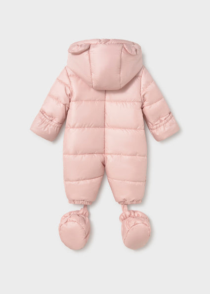 Mayoral Baby Girl Pink Padded Snowsuit 2652