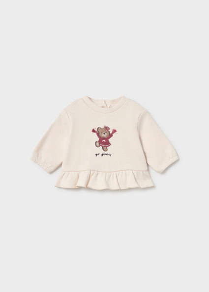 Mayoral Baby Girl Gold Gilet Three Piece Tracksuit 2686