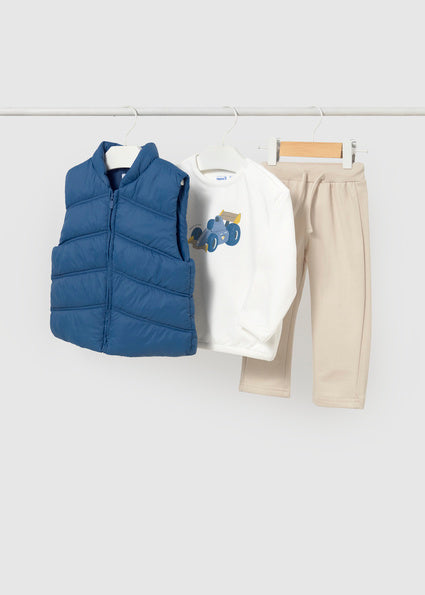 PRE ORDER Mayoral Baby Boys Blue Three Piece Tracksuit 2687