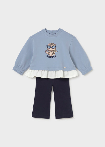 PRE ORDER Mayoral Baby Girls Navy Legging Set 2705
