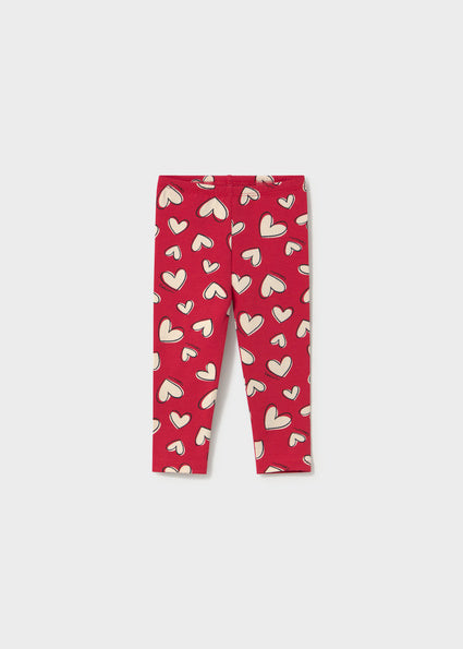 PRE ORDER Mayoral Baby Girls Red Printed Legging Set 2088 2778