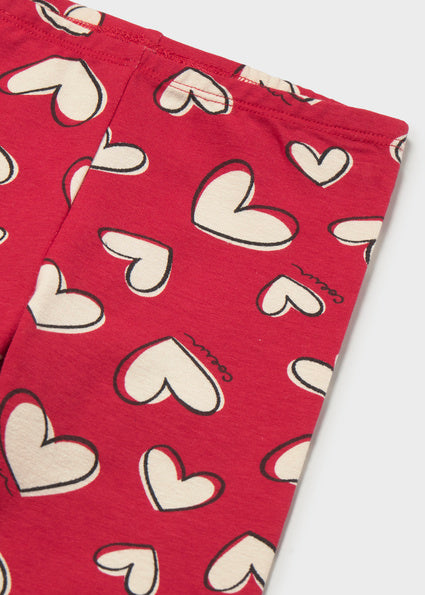 PRE ORDER Mayoral Baby Girls Red Printed Legging Set 2088 2778