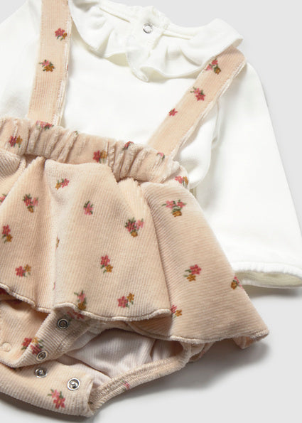 Mayoral Baby Girl Cream 3 Piece Skirt Set 2830