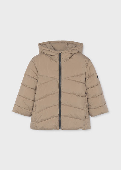 Mayoral Boys Brown Long Padded Coat 4402