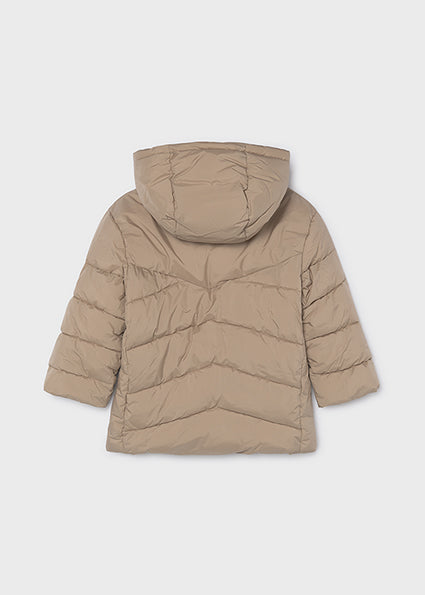 Mayoral Boys Brown Long Padded Coat 4402