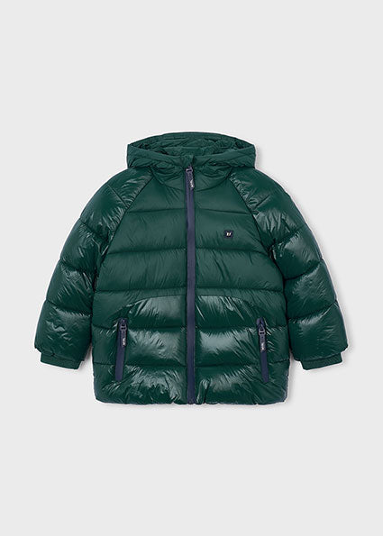 Mayoral Boys Green Matte Puffer Jacket 4469