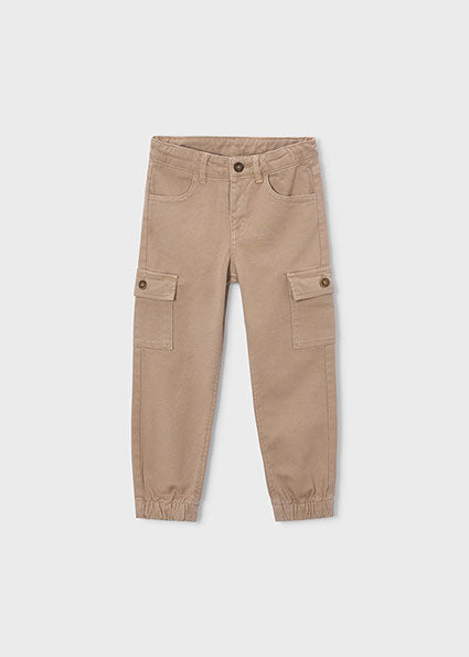 Mayoral Boys Dark Beige Cargo Pants 4509