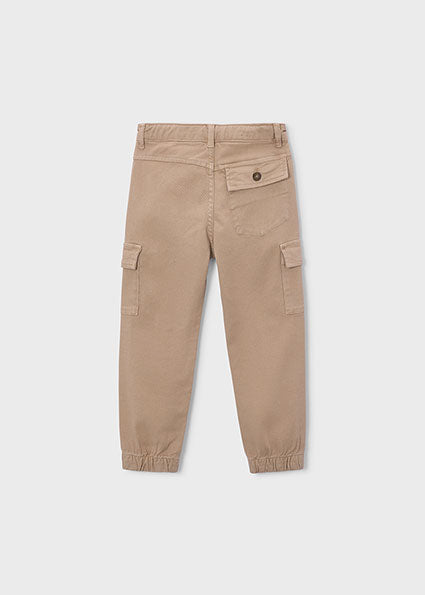 Mayoral Boys Dark Beige Cargo Pants 4509