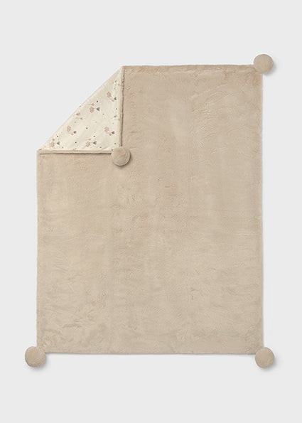 Mayoral Baby Pom Pom Fur Blanket 9143 - 3 Colours
