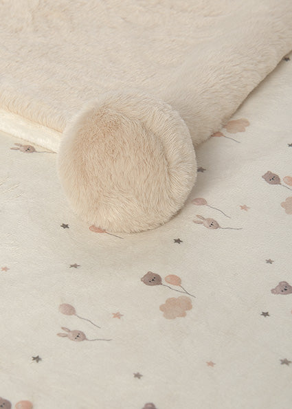 Mayoral Baby Pom Pom Fur Blanket 9143 - 3 Colours
