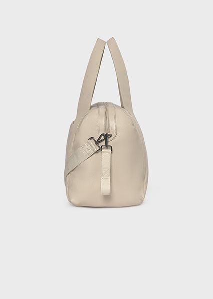 Mayoral Beige Faux Leather Baby Pram Bag 9155