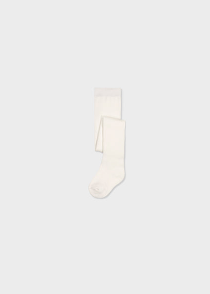 Mayoral Girls Cream Knit Tights 10245