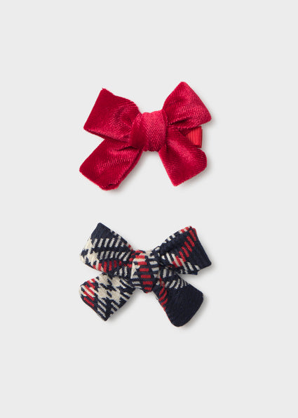 Mayoral Baby Girls Red 2 Pack Hair Clips 10261