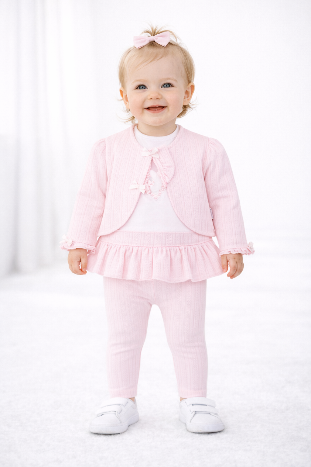 Pastels & Co Pink Ruffle Legging Set Hope