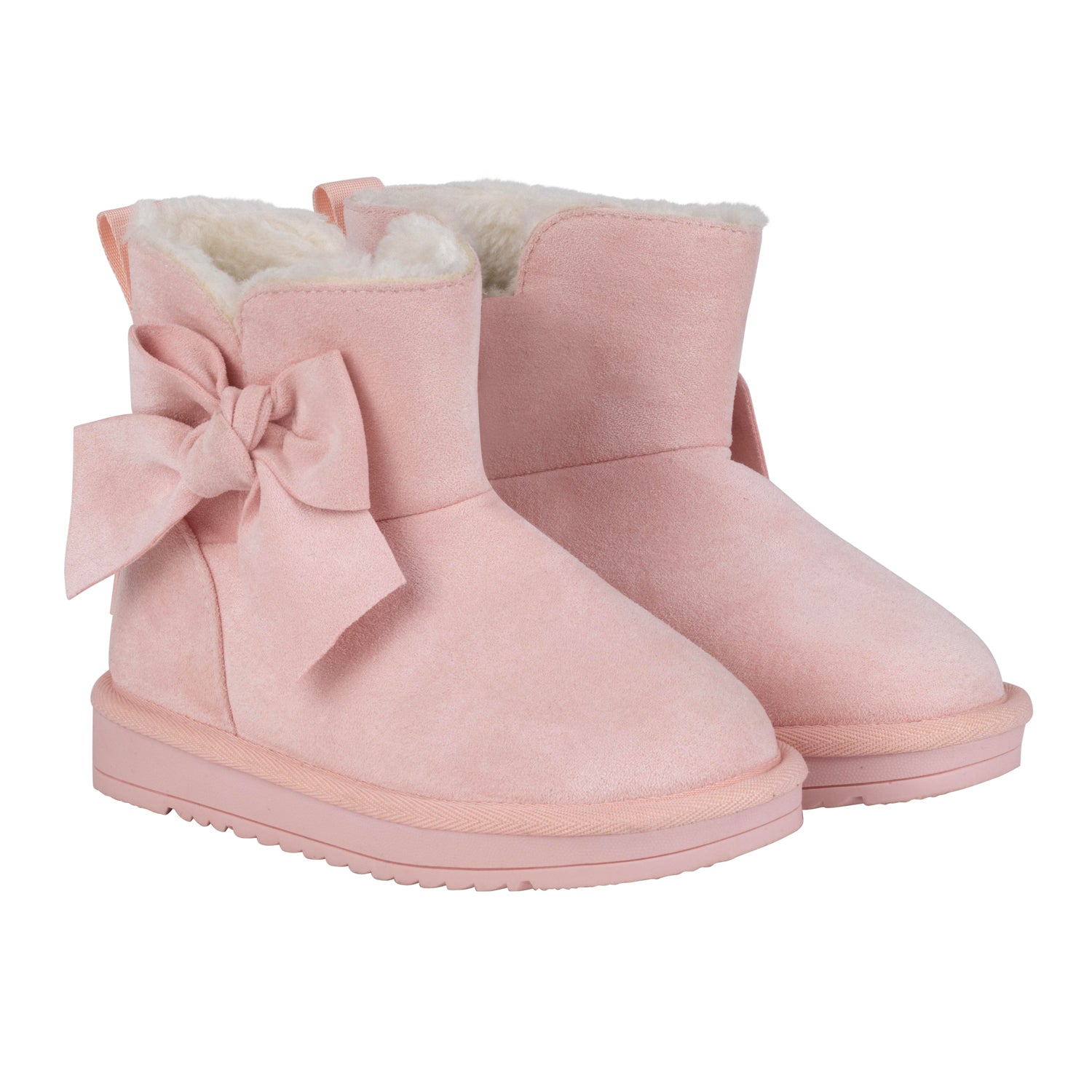 ADee Girls Baby Pink Bow Ugg Boot Bowtiful image 0