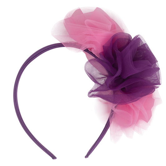 ADee Girls Purple Pom Pom Hairband Tianna image 0