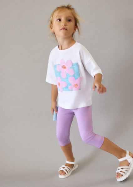 Mayoral Girls Lilac Legging Set 3016 723