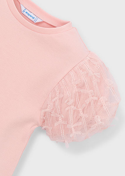 PRE ORDER Mayoral Girls Pink Tulle Skirt Set 3001 3901