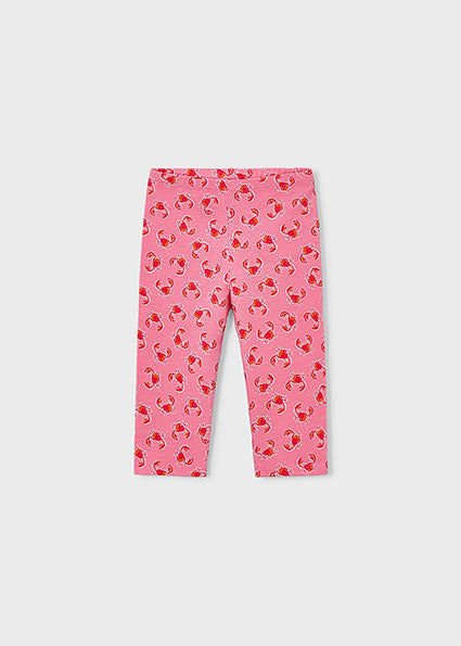 Mayoral Girls Fuschia Crab Legging Set 3007 3722