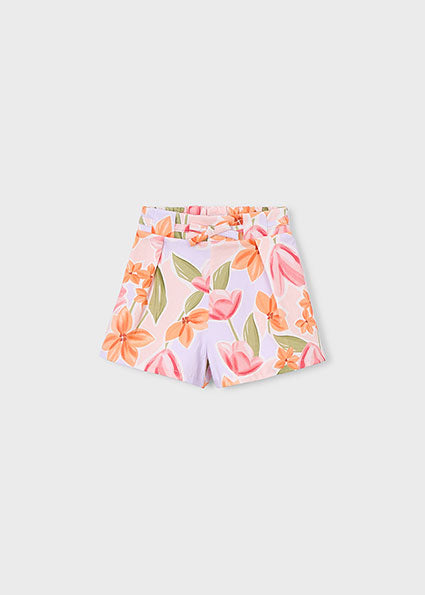 Mayoral Girl Pink Blossom Short Set 3007 3906