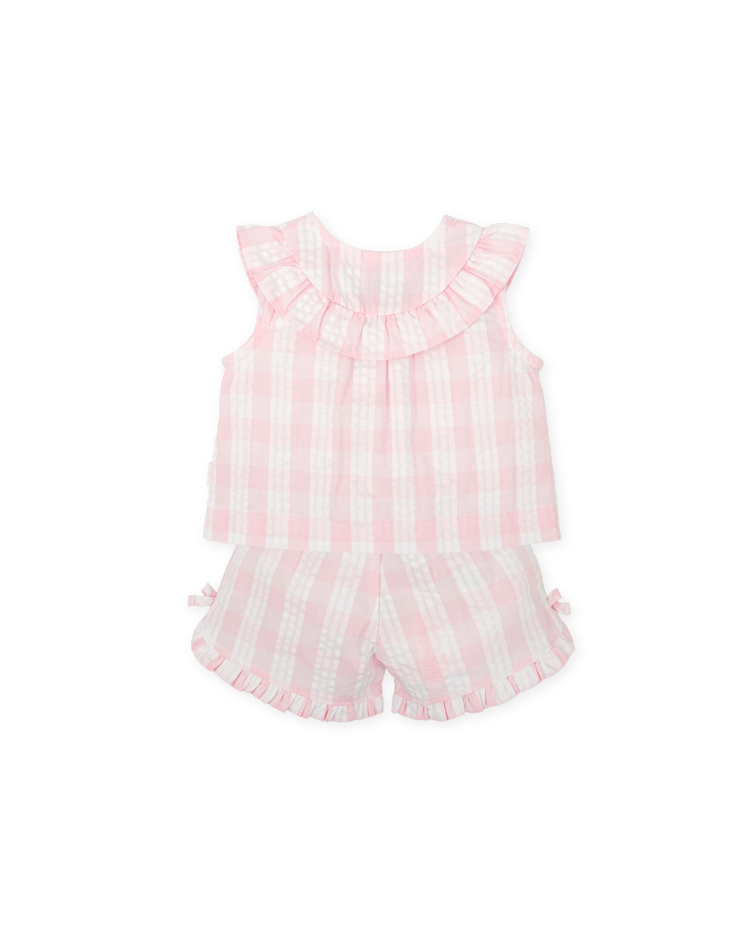 Tutto Piccolo Girls Gingham Short set 2724