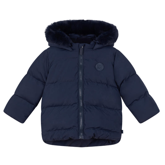 Mitch and Son Dark Navy Padded Fur Jacket Barry (Copy) image 0