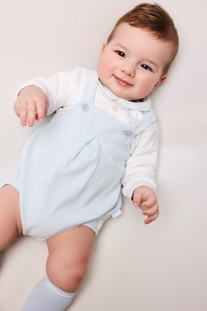 Tutto Piccolo Boys Blue Romper & Sock Set 2771