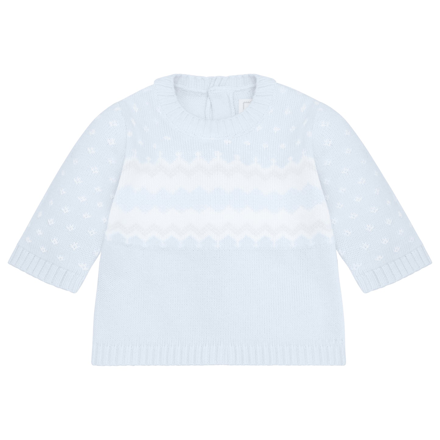 Emile Et Rose Baby Boy Blue Knitted Trouser Set Kirk